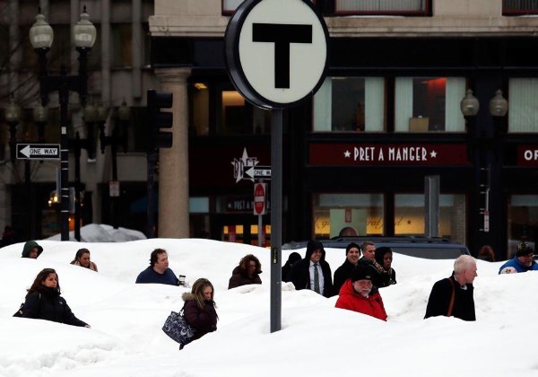 The snowmole people of Boston